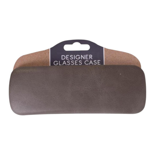 Picture of GLAMOUR ESSENTIALS GLASSES CASE - BROWN